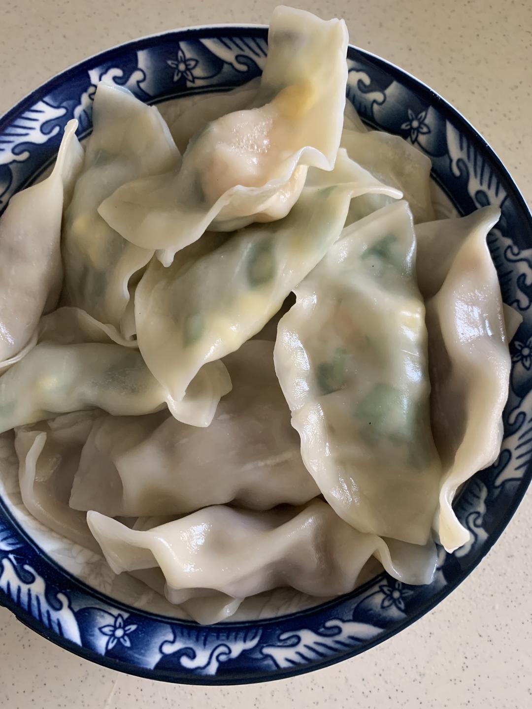 韭菜鸡蛋虾仁饺子（三人量）