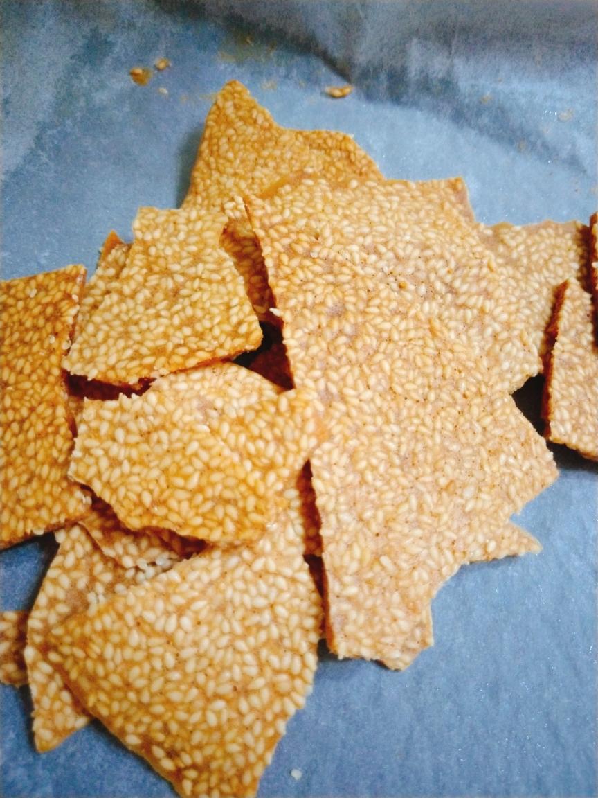 咸甜味芝麻薄饼