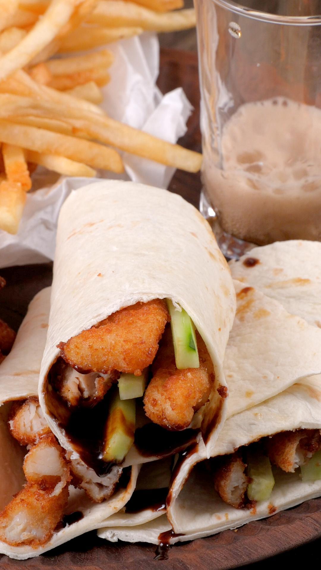 快手老北京鸡肉卷的做法