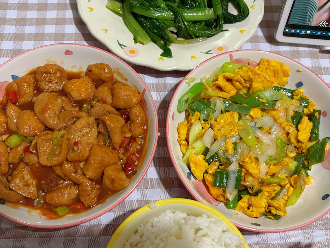 肉末炒豆泡（下饭菜）