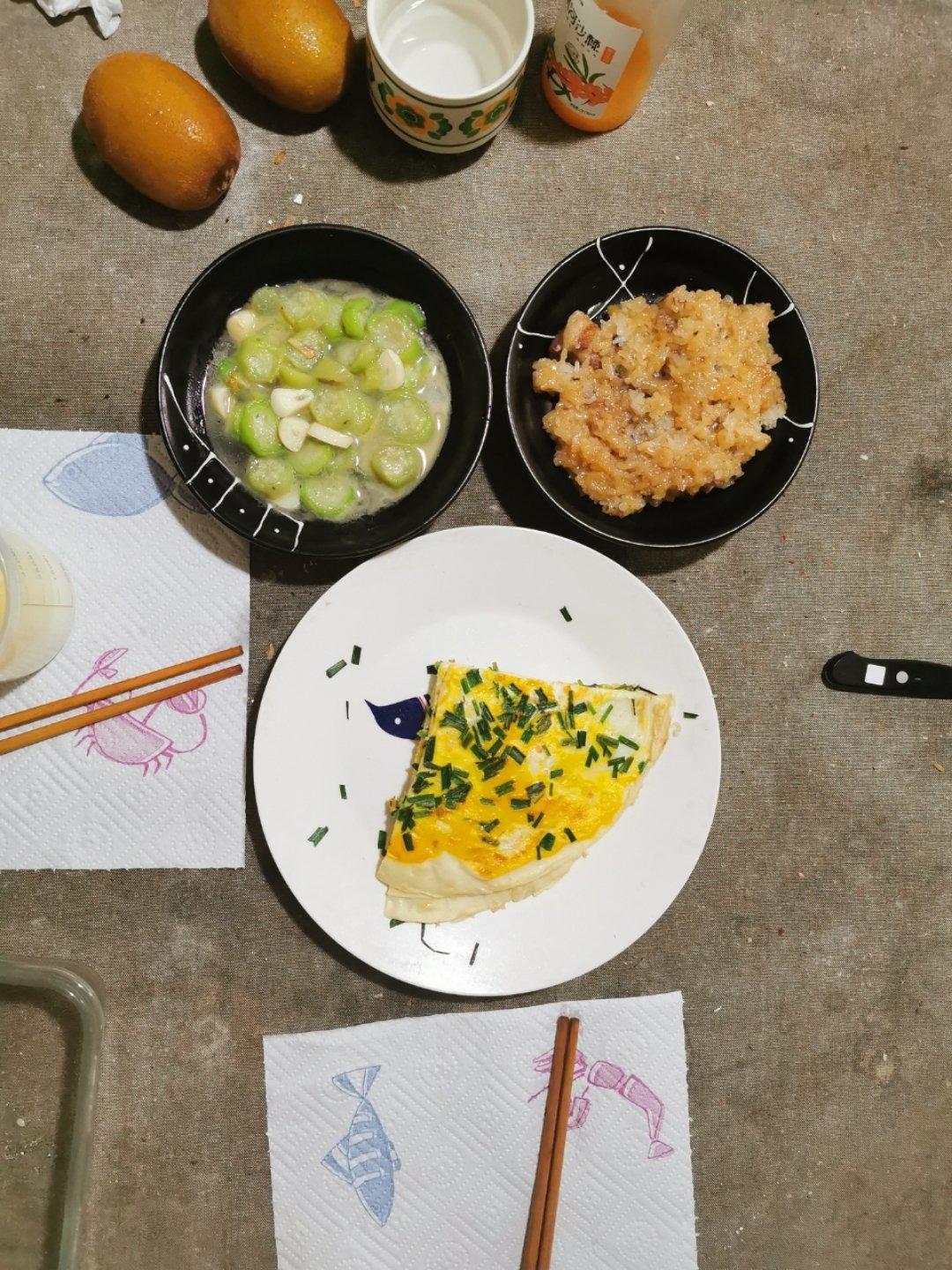 5分钟就能吃到的《韭菜鸡蛋饼》