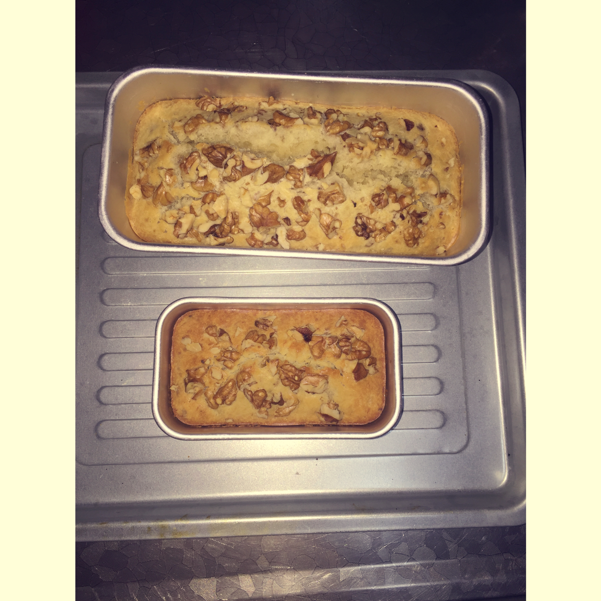 低脂香蕉核桃马芬