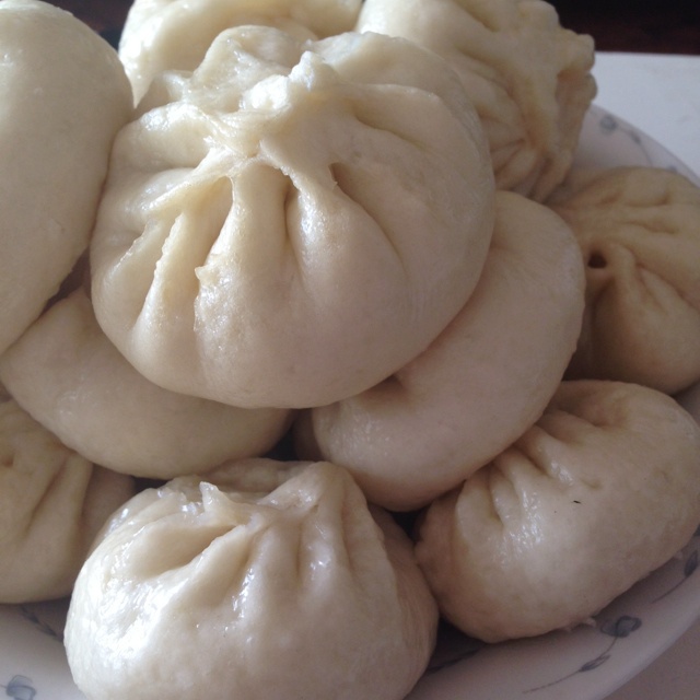 玉米香菇猪肉包