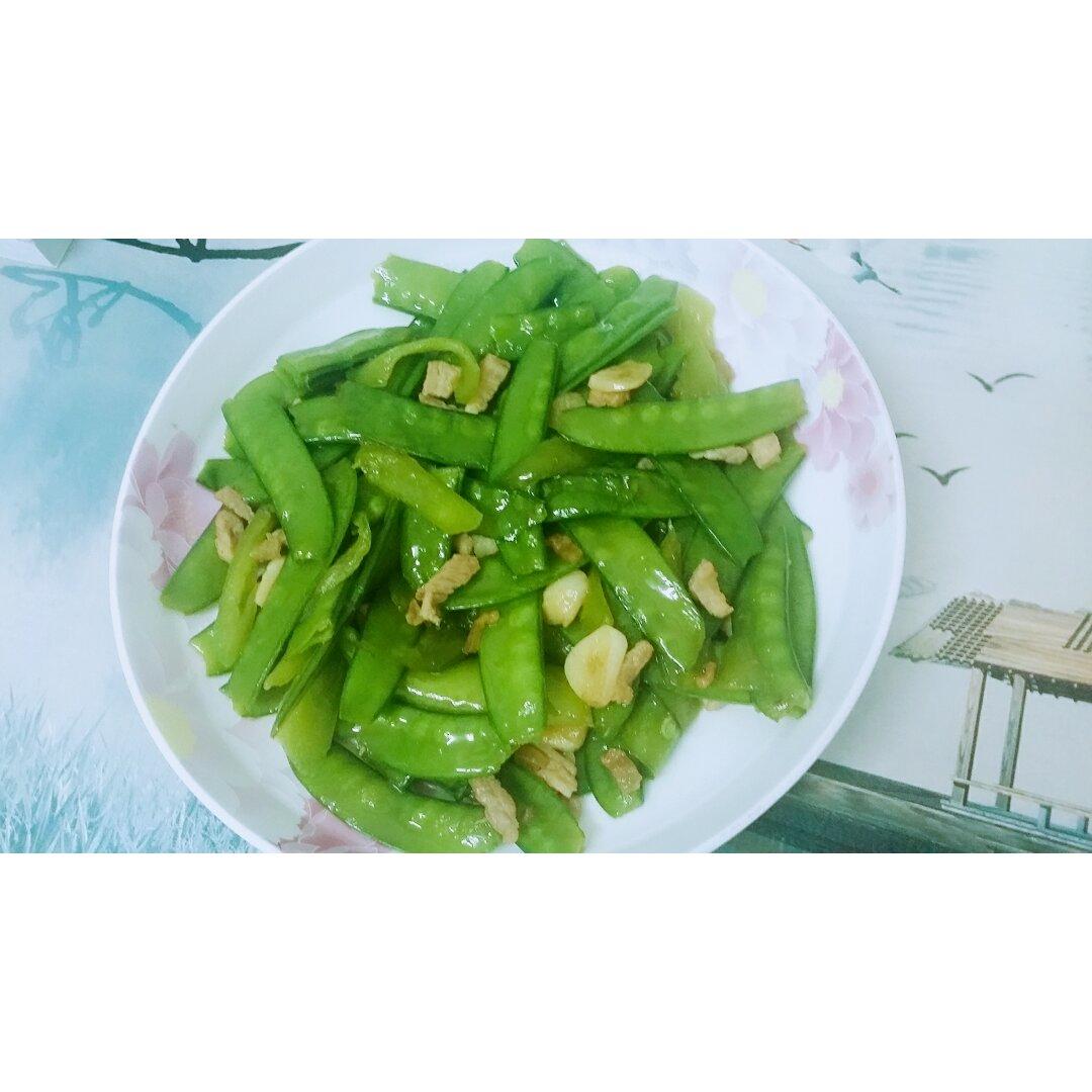 荷兰豆炒肉