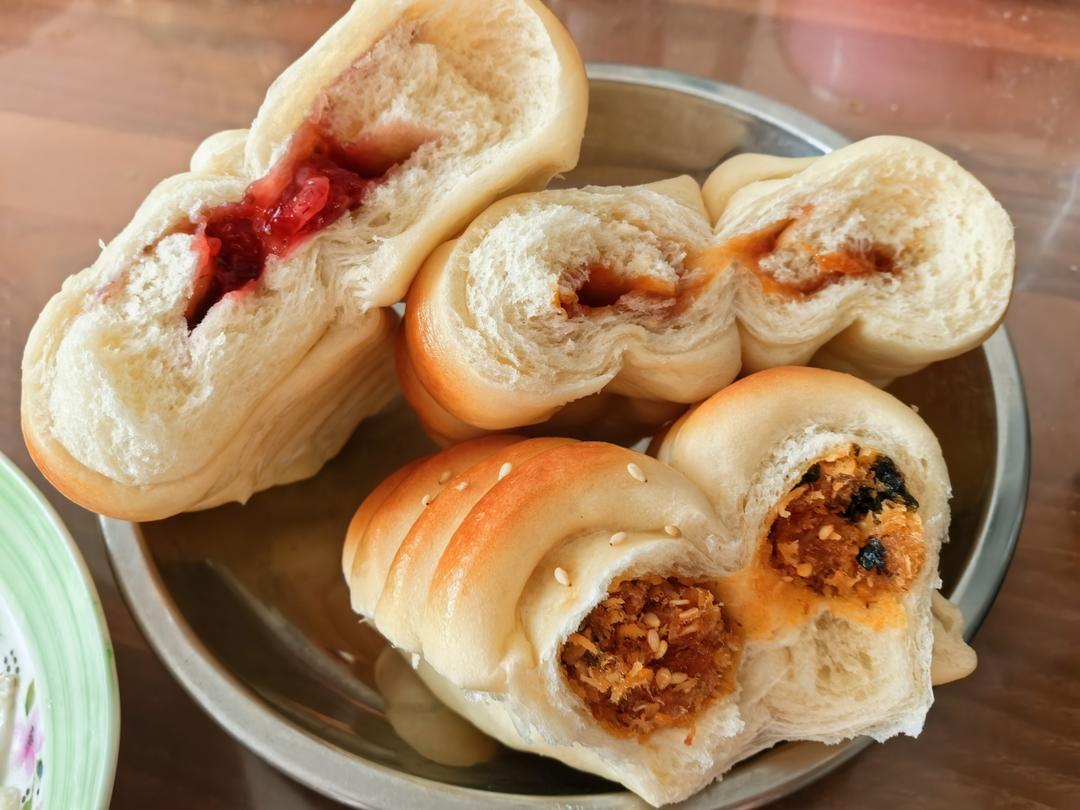 纯奶手撕吐司的做法 步骤1