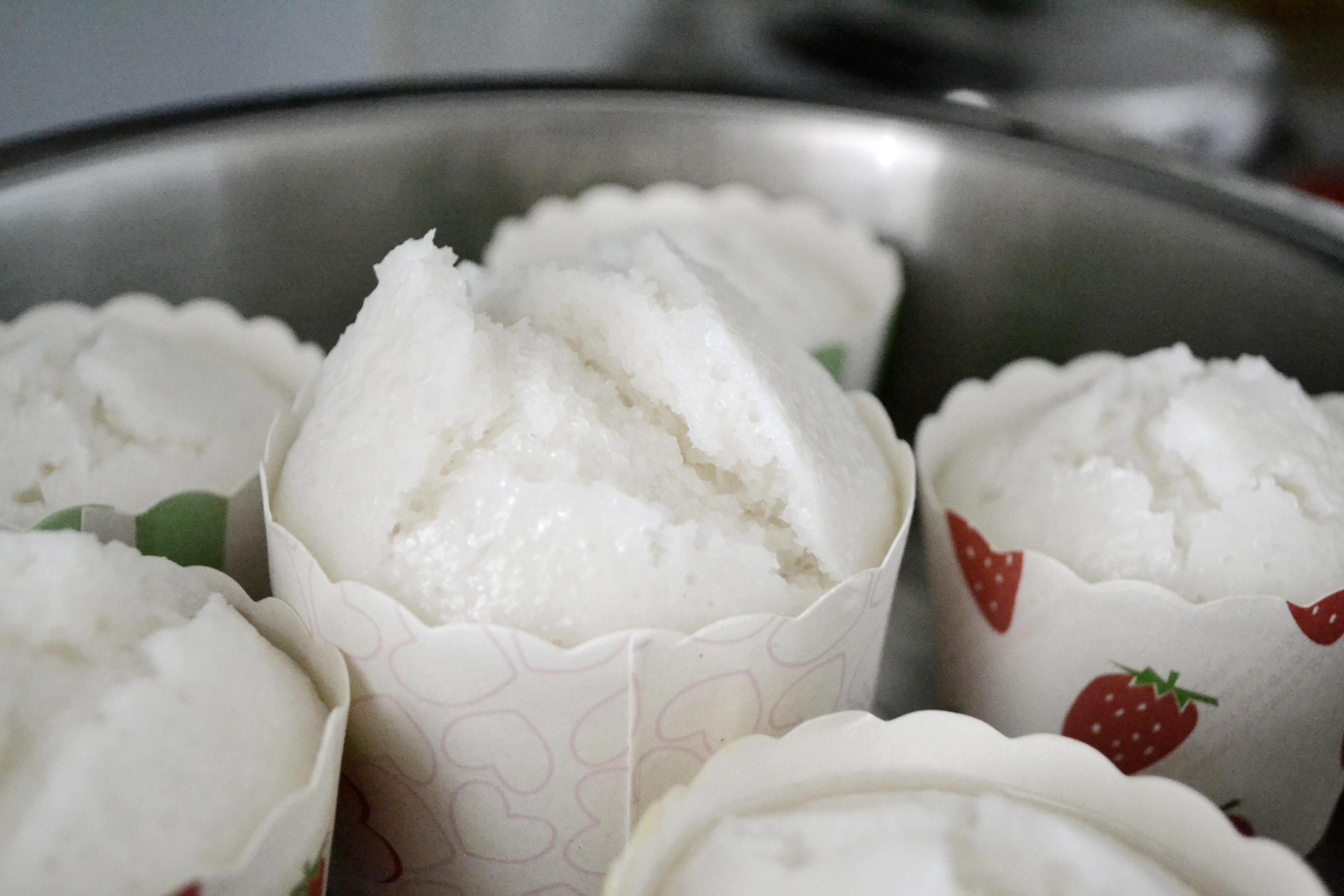 绵软米发糕极其简单轻松制作发酵糕点
