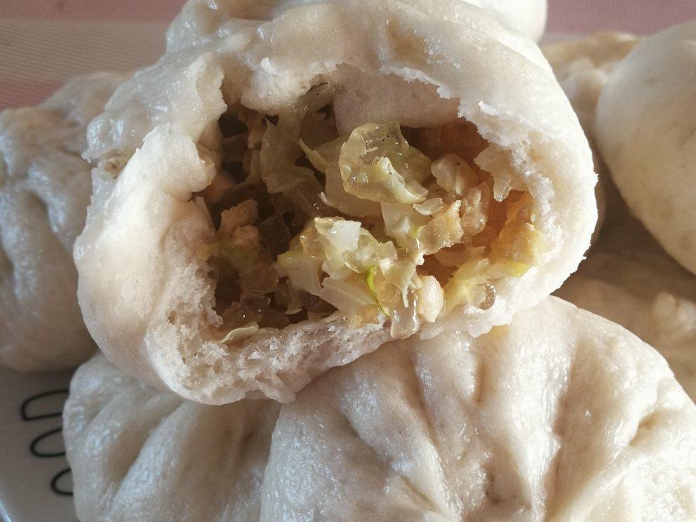 包子 大头菜粉丝包 qiqi七七做的大头菜粉丝包
