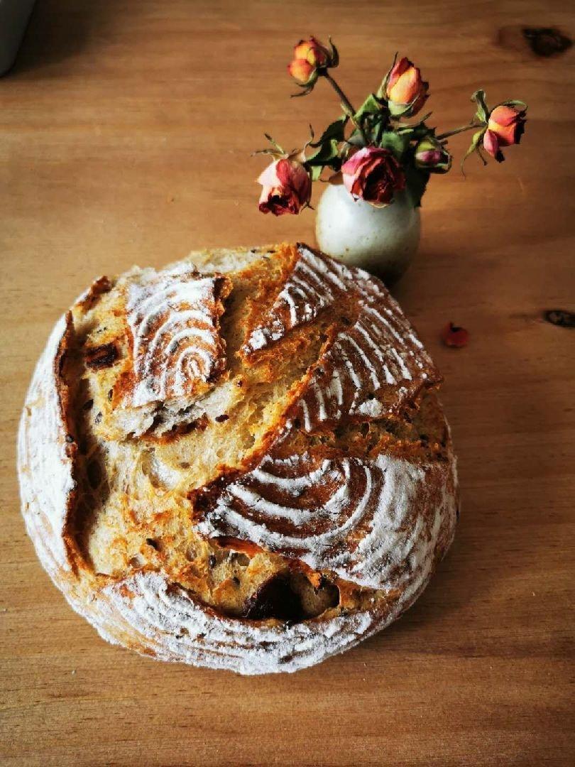 铸铁锅橙皮欧包