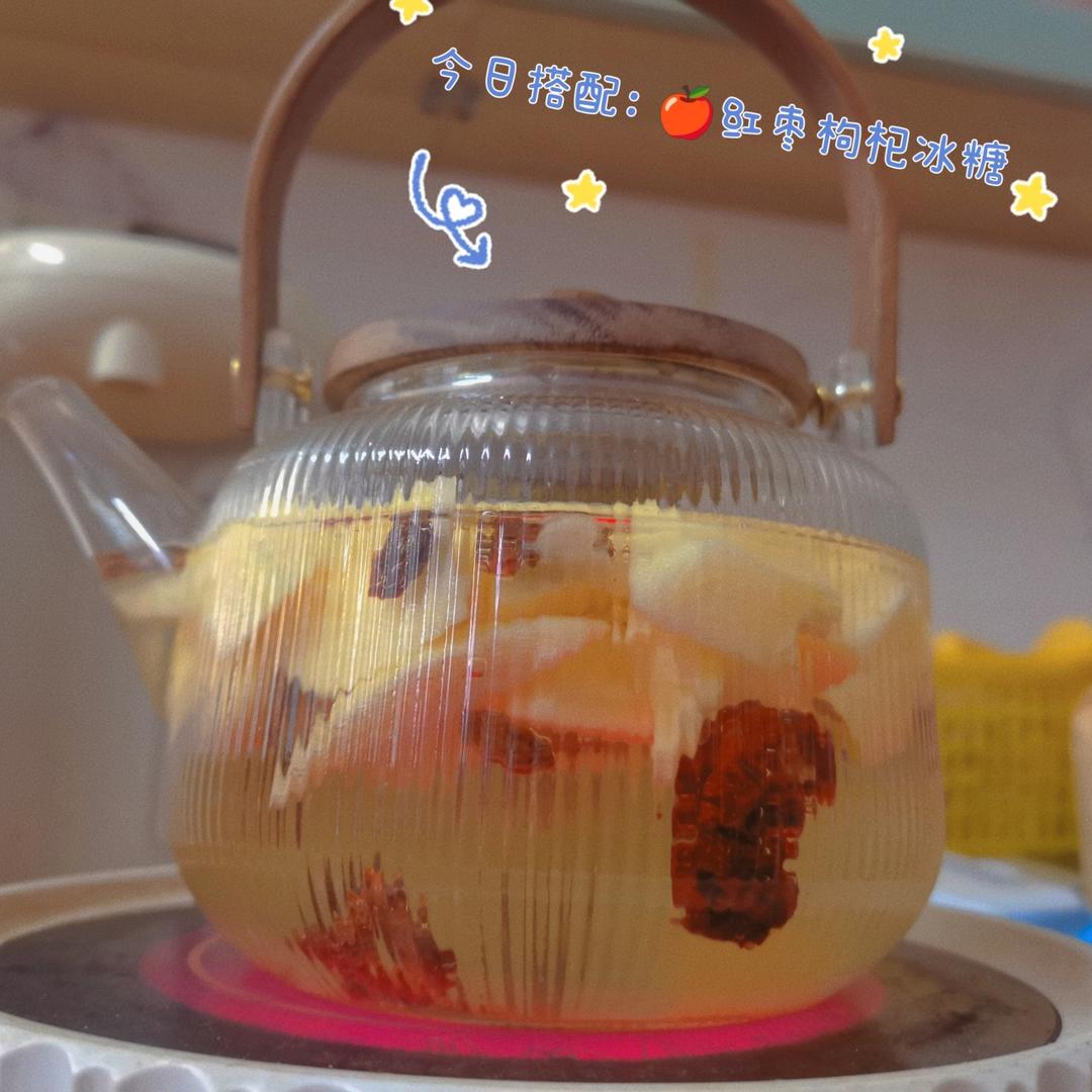 🍎苹果红枣枸杞冰糖的做法