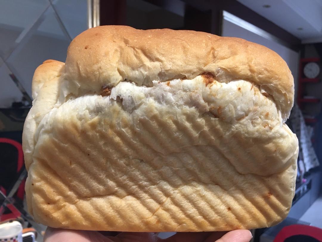 香葱肉松手撕吐司