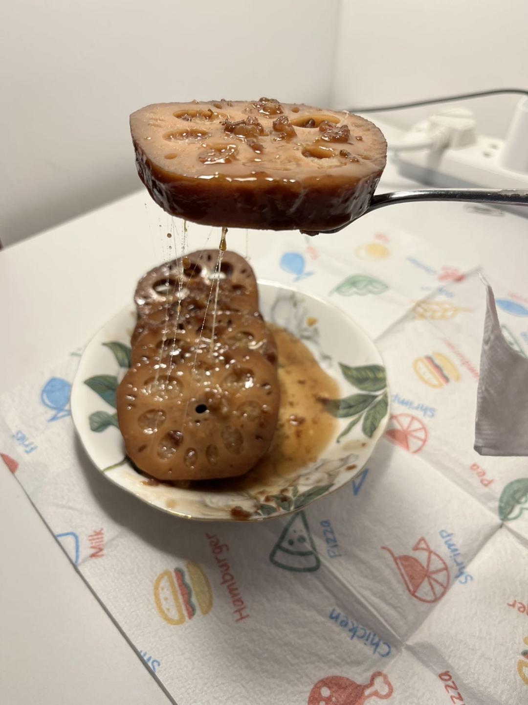 【桂花糖藕】糯叽叽的桂花糖藕，在家用电饭煲轻松秒上手！