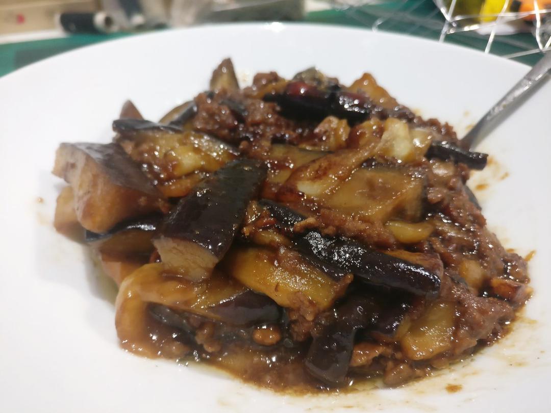 红烧肉沫茄子