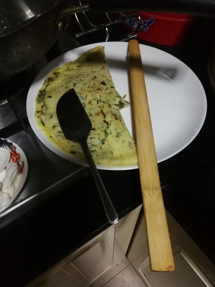 马齿苋鸡蛋饼