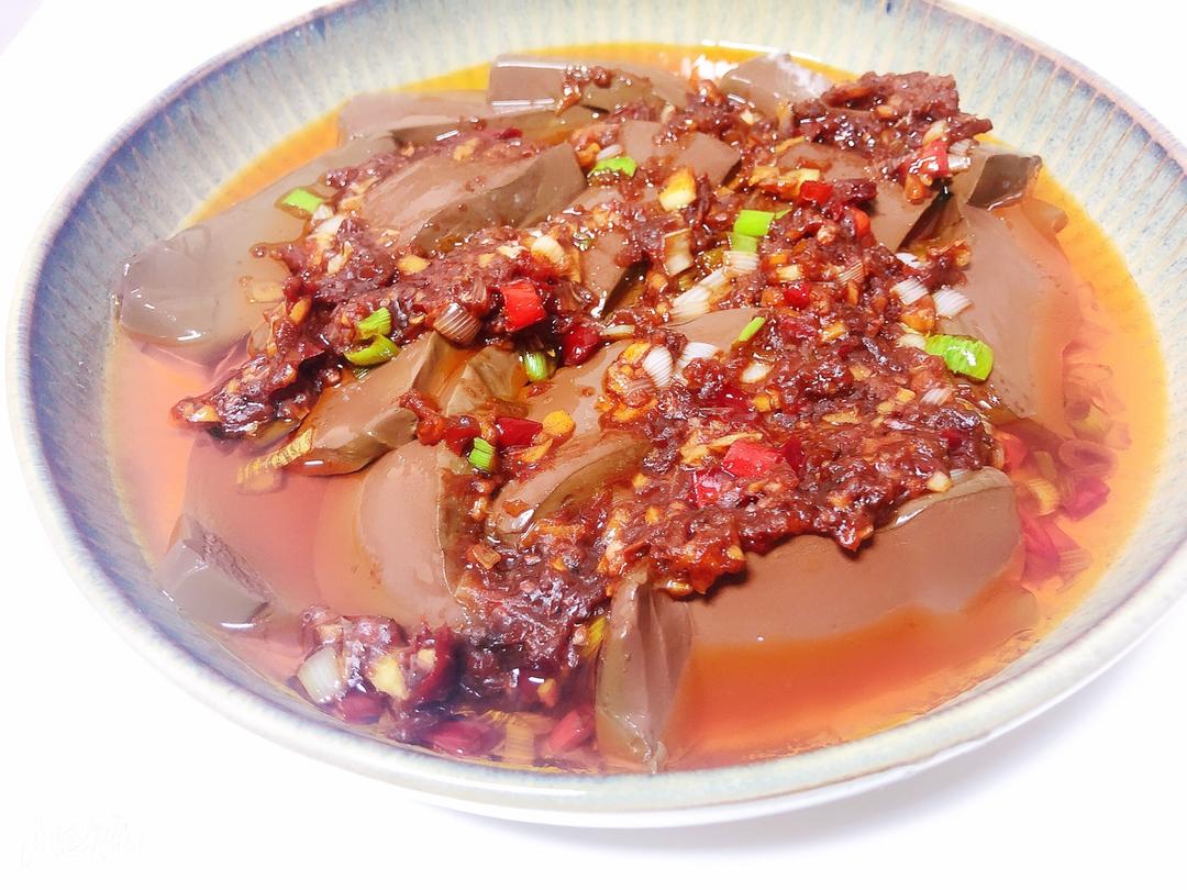 上班族的快手简单晚餐——红油鸭血