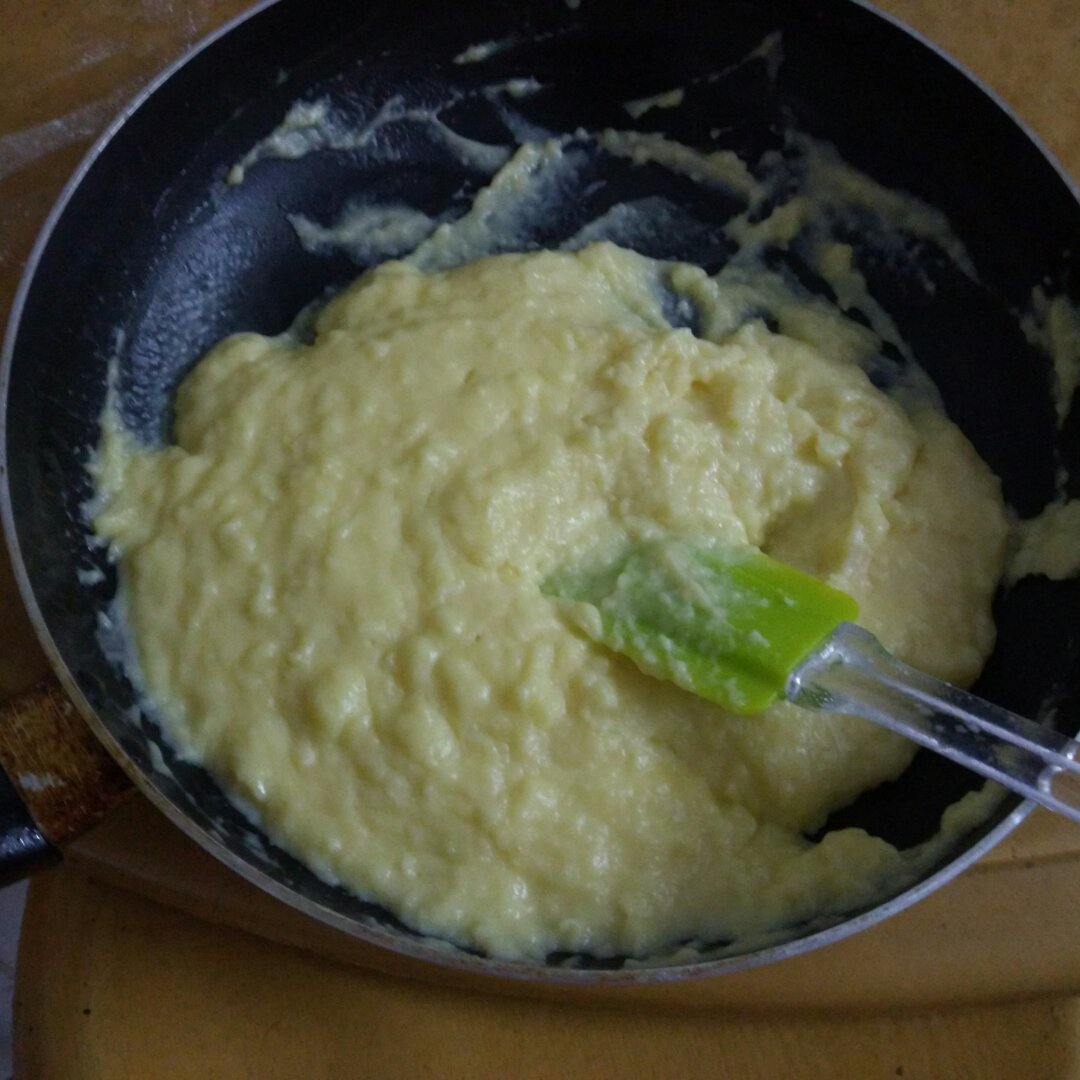 爱心奶黄馅（炒出来的奶黄馅）