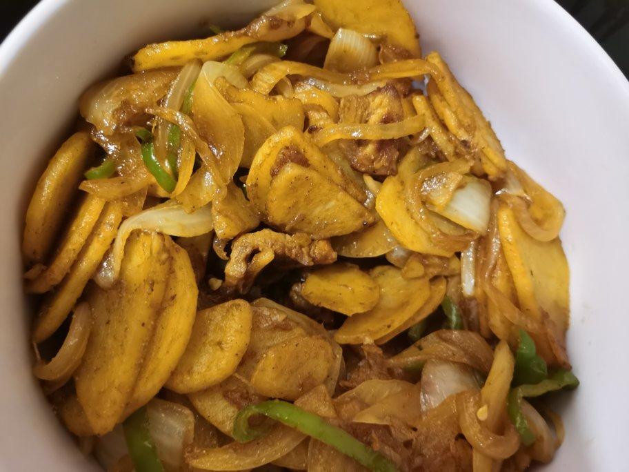 洋葱炒土豆