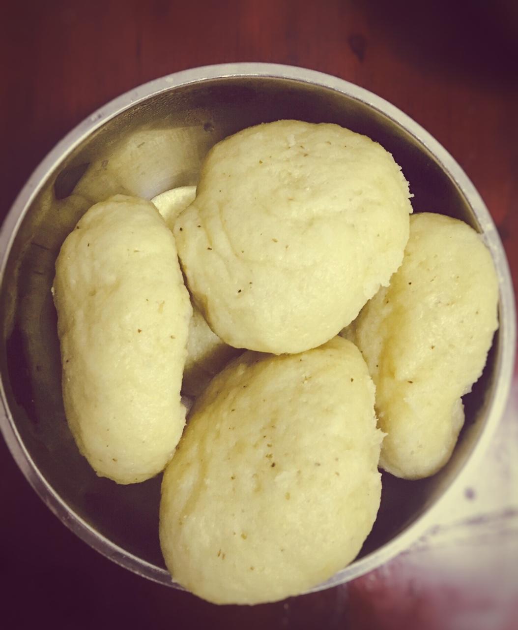 伊儿丫_做的豆浆馒头