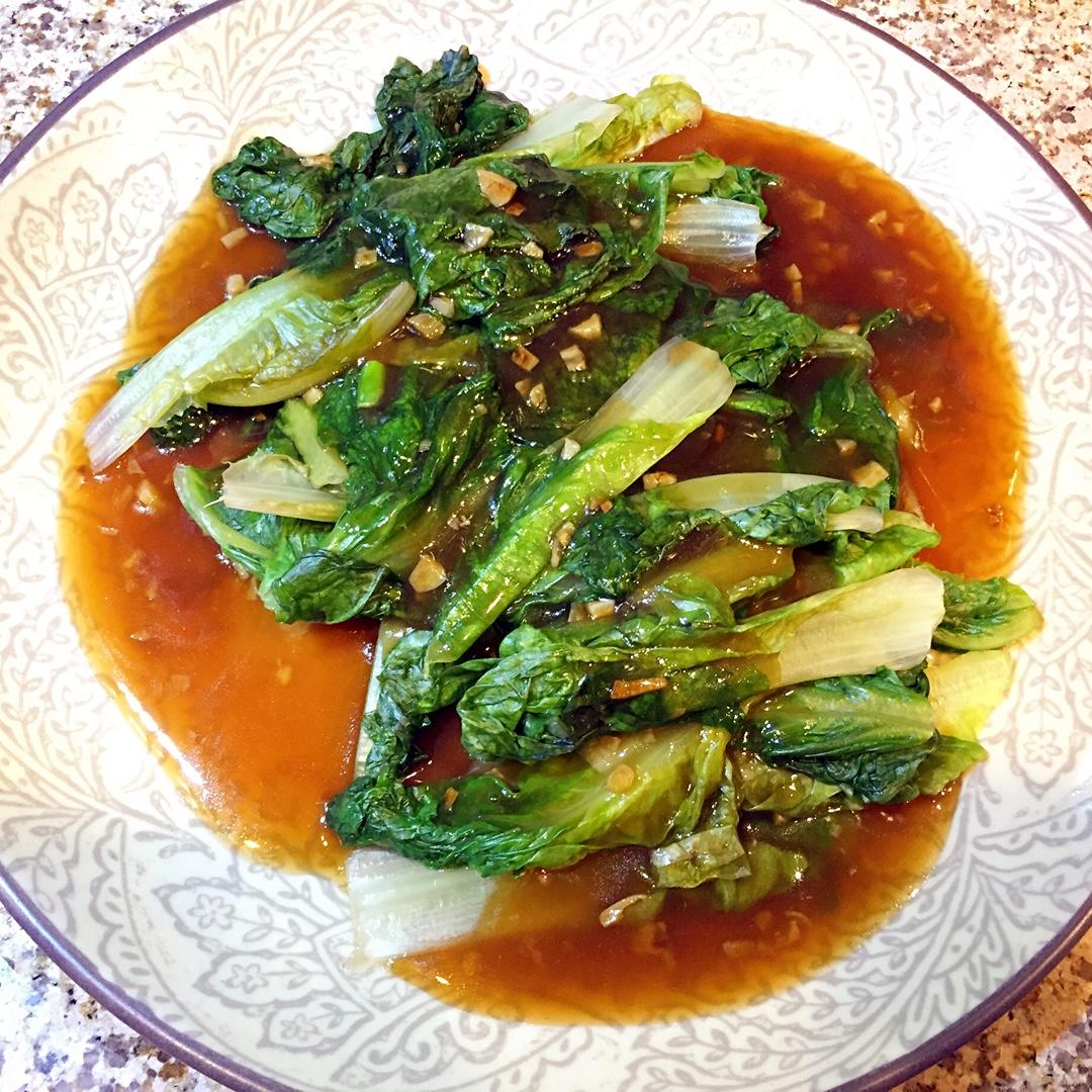 家常菜 蚝油生菜
