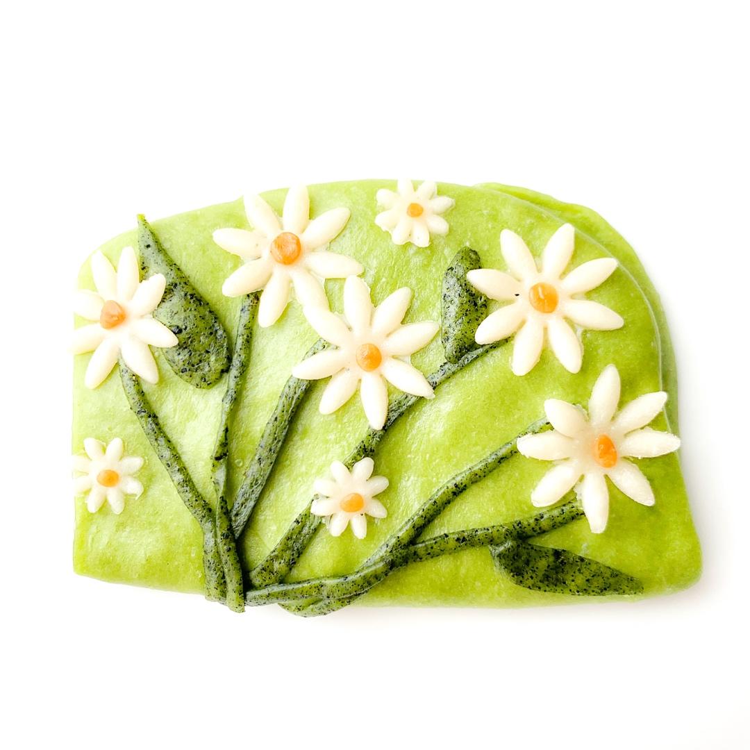 刈包可爱馒头夹饼初夏雏菊