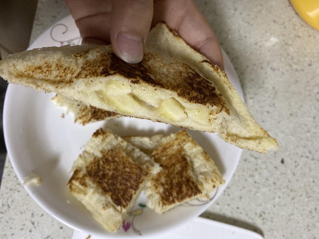 快手香酥可口香蕉派