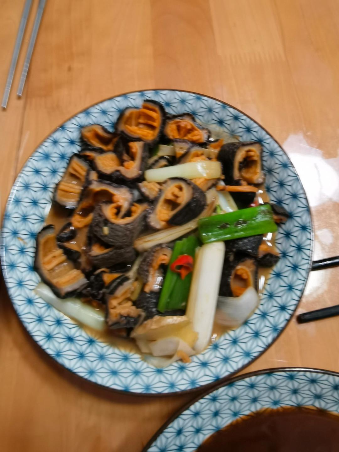 葱爆海参（简单快手）
