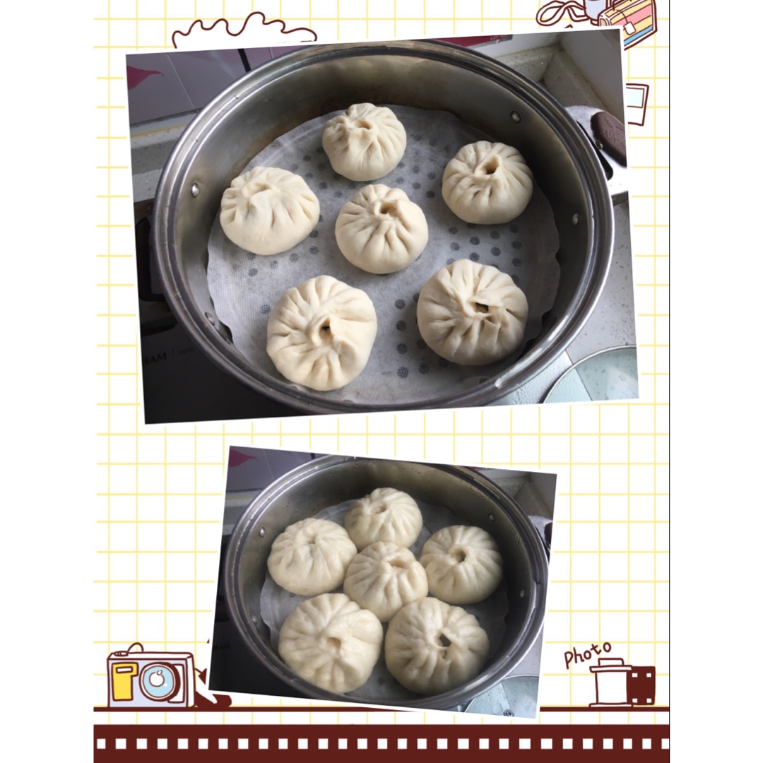 家庭手工肉馅大包子