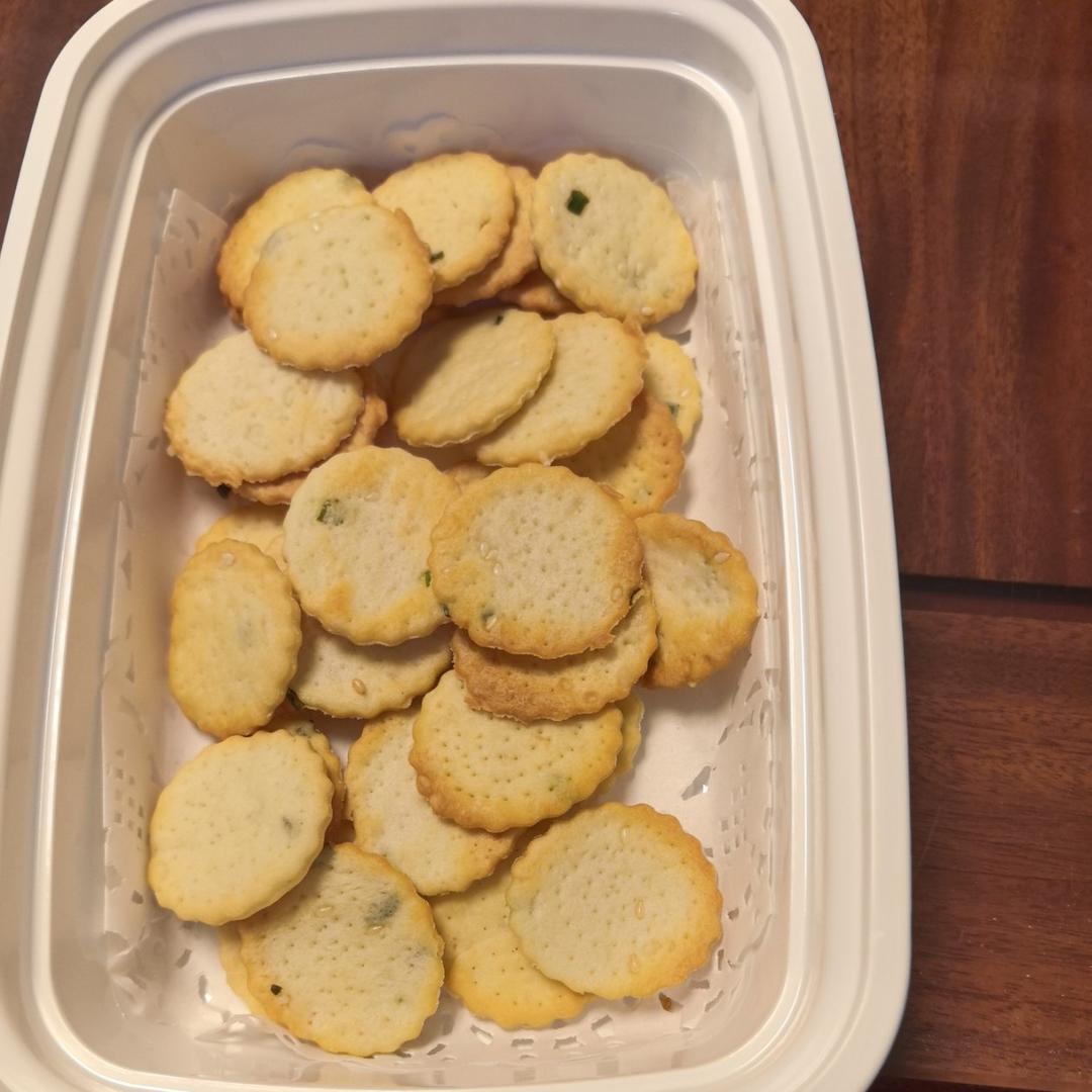 无糖葱香梳打饼干