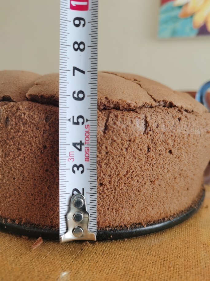 巧克力戚风蛋糕（不消泡版）第16步骤补充了换算方法