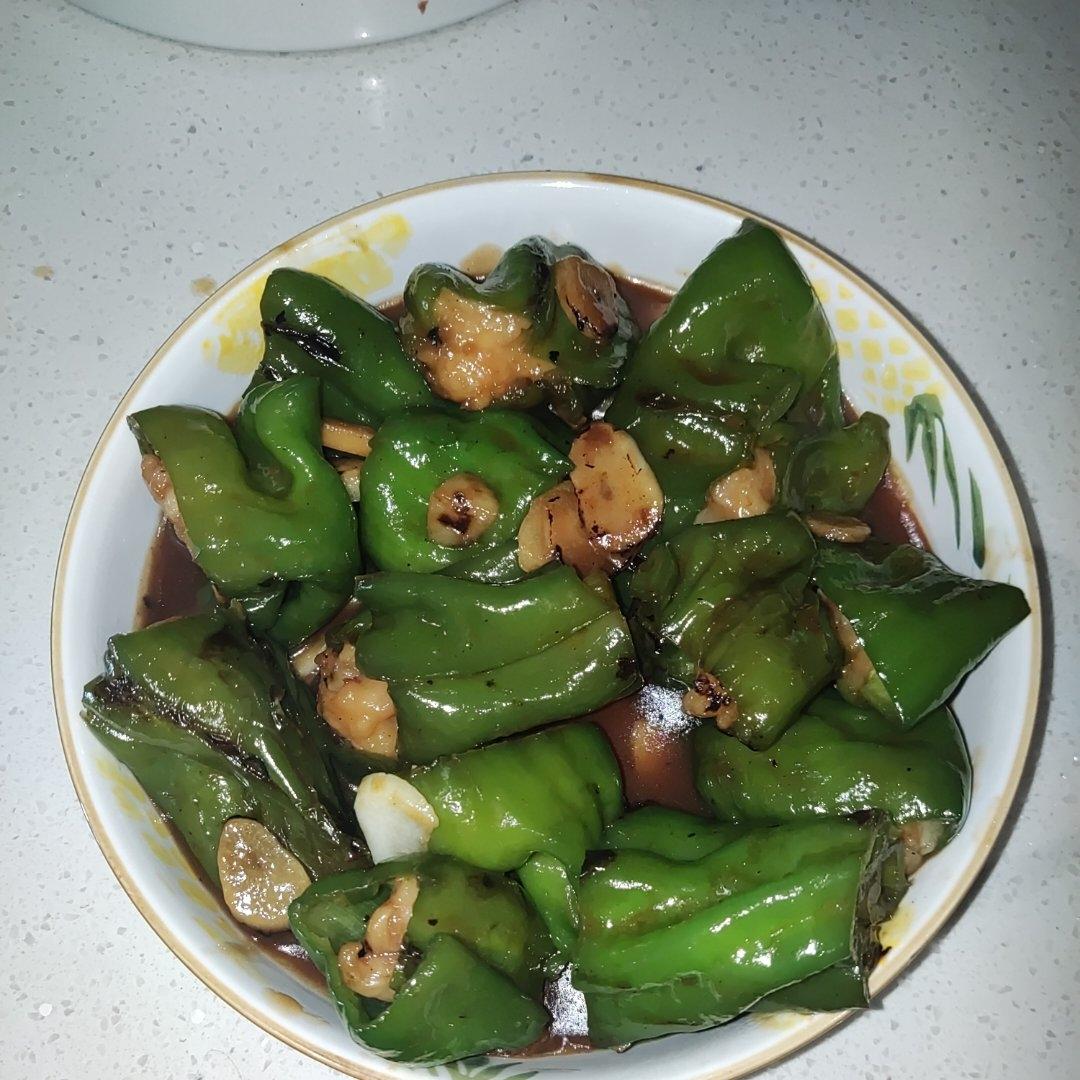 超下饭的青椒酿虾滑