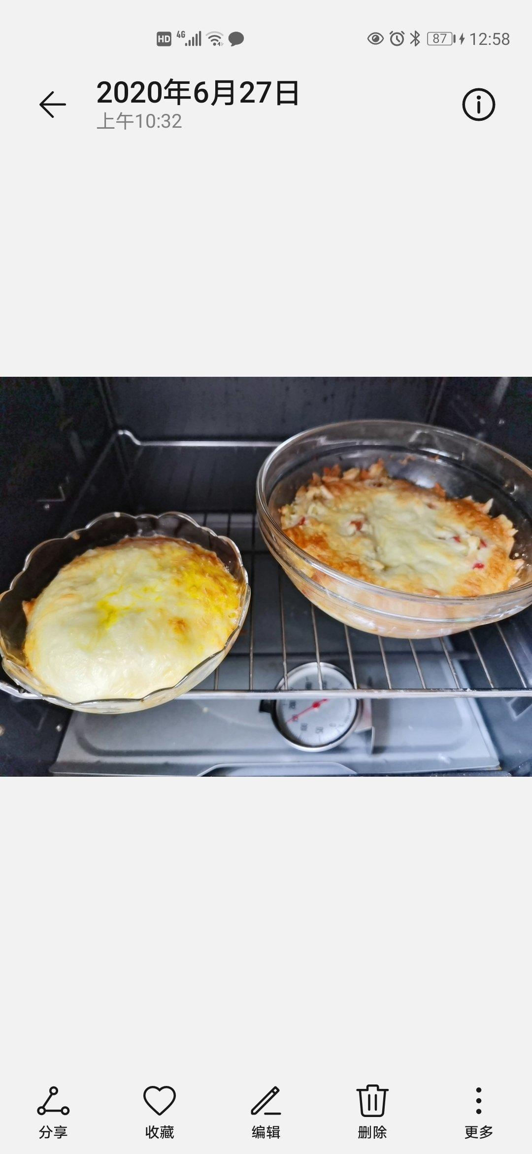 只需摆好材料去微波！惊艳全家的早餐端上桌：香肠奶酪烘蛋