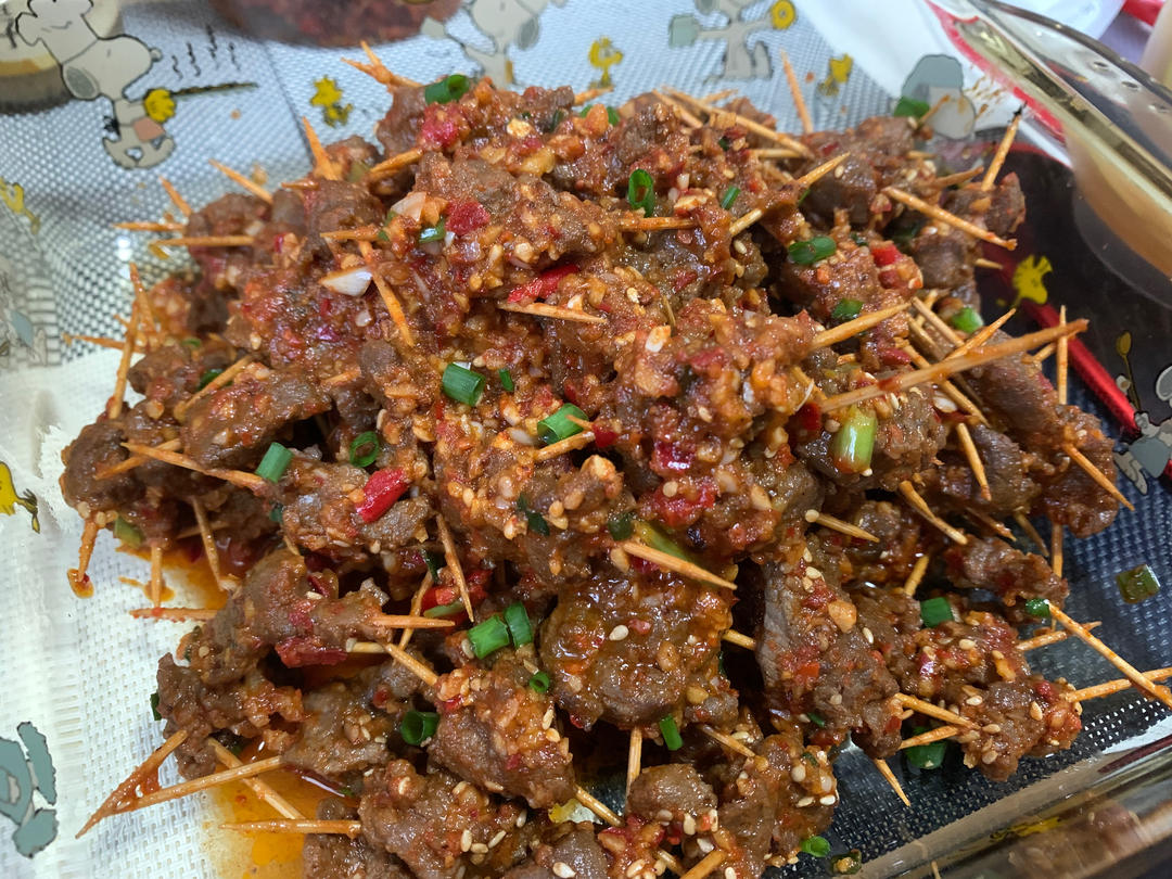 牙签牛肉串-湖南口味