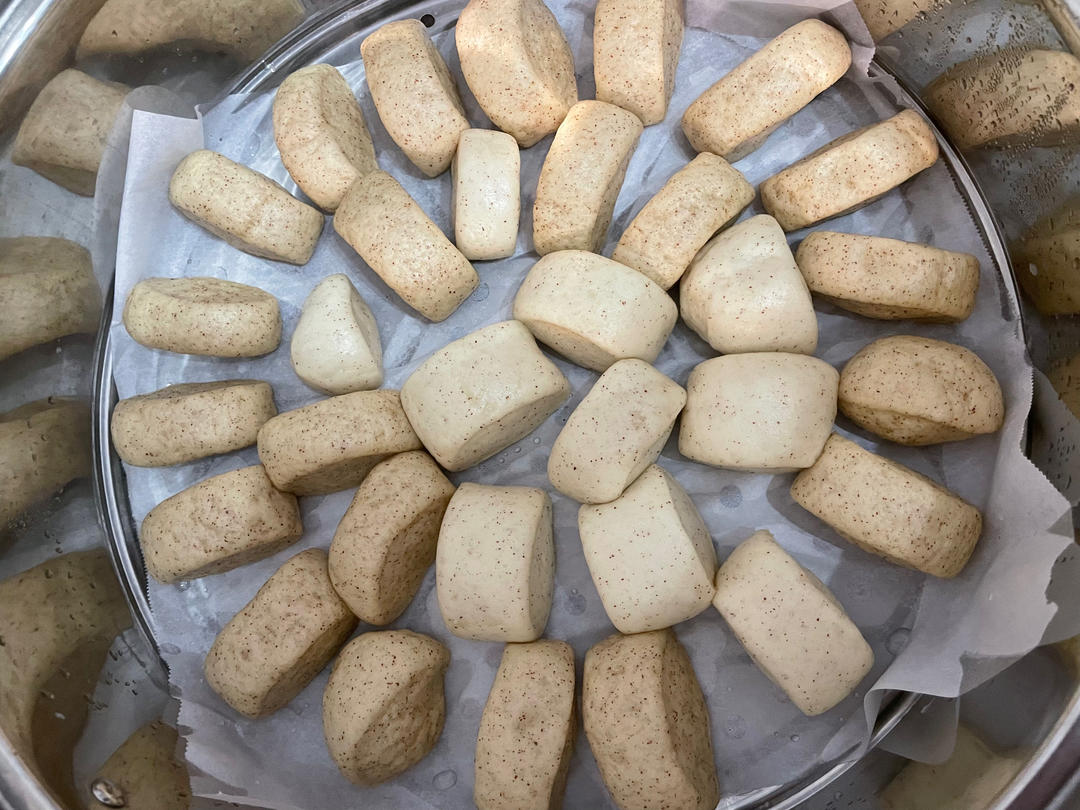 不加糖的红枣小馒头