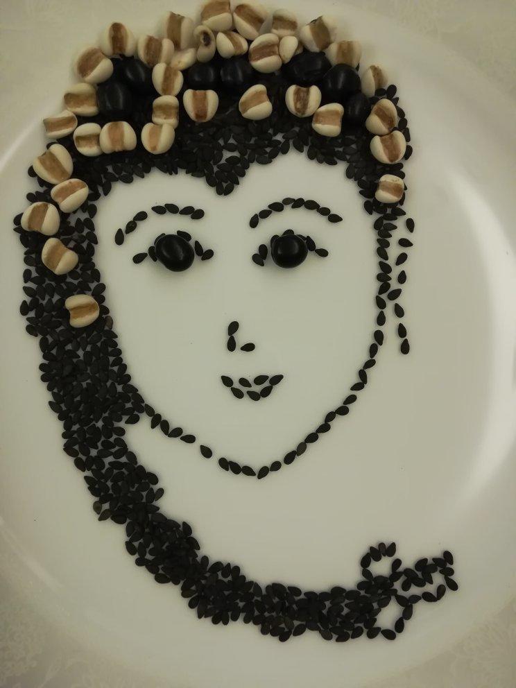 桃桃0328做的黑米(芝麻)餐盘画集