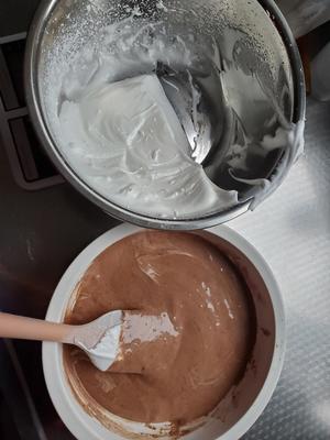 巧克力戚风裸蛋糕的做法 步骤10
