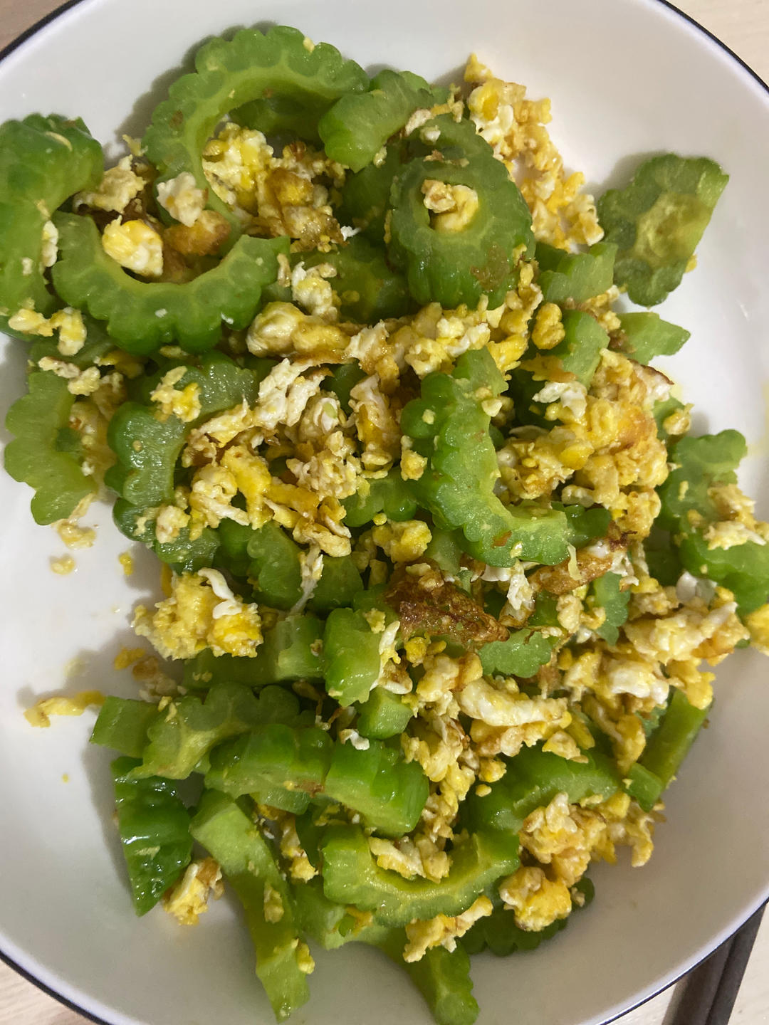 苦瓜炒蛋（清火菜）