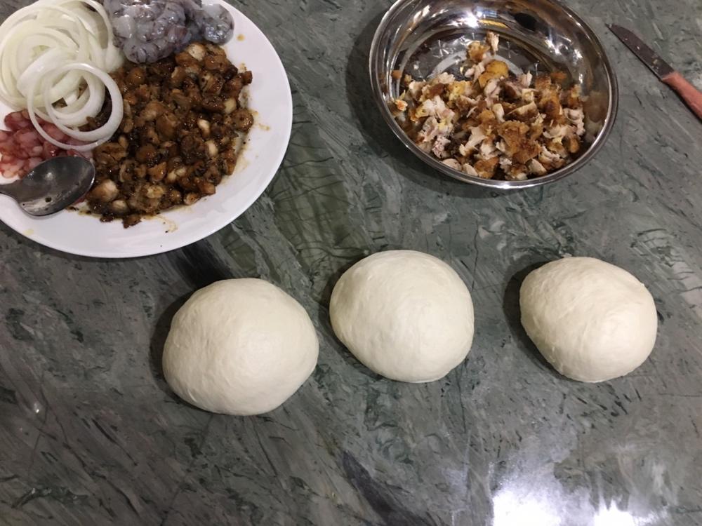 不用酵母的披萨底 No Yeast Pizza Dough