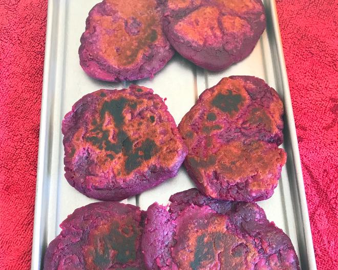 🍠紫薯煎饼的做法