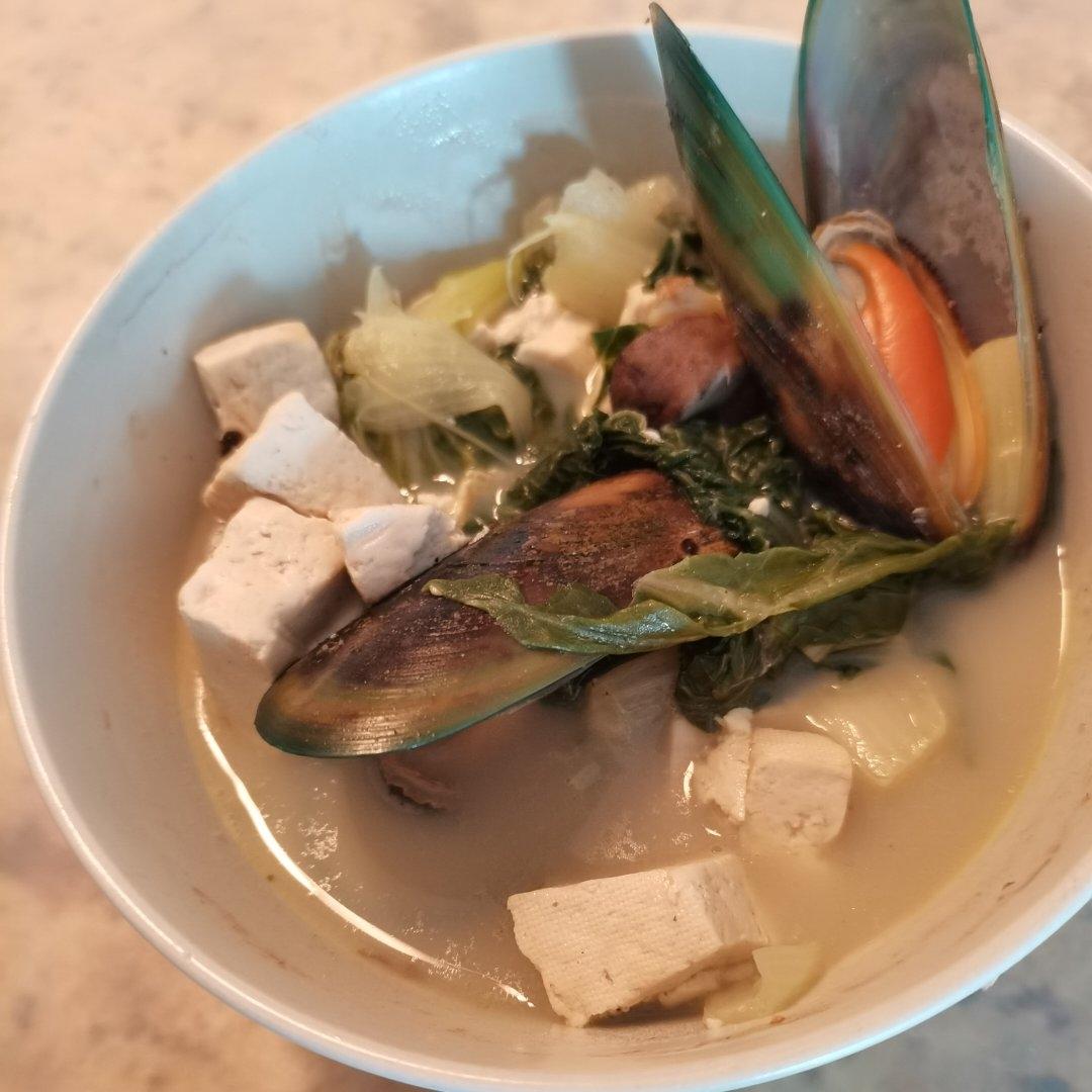海虹炖豆腐