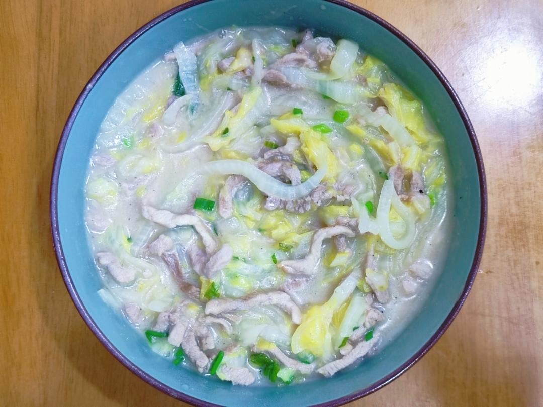 白菜烂糊肉丝