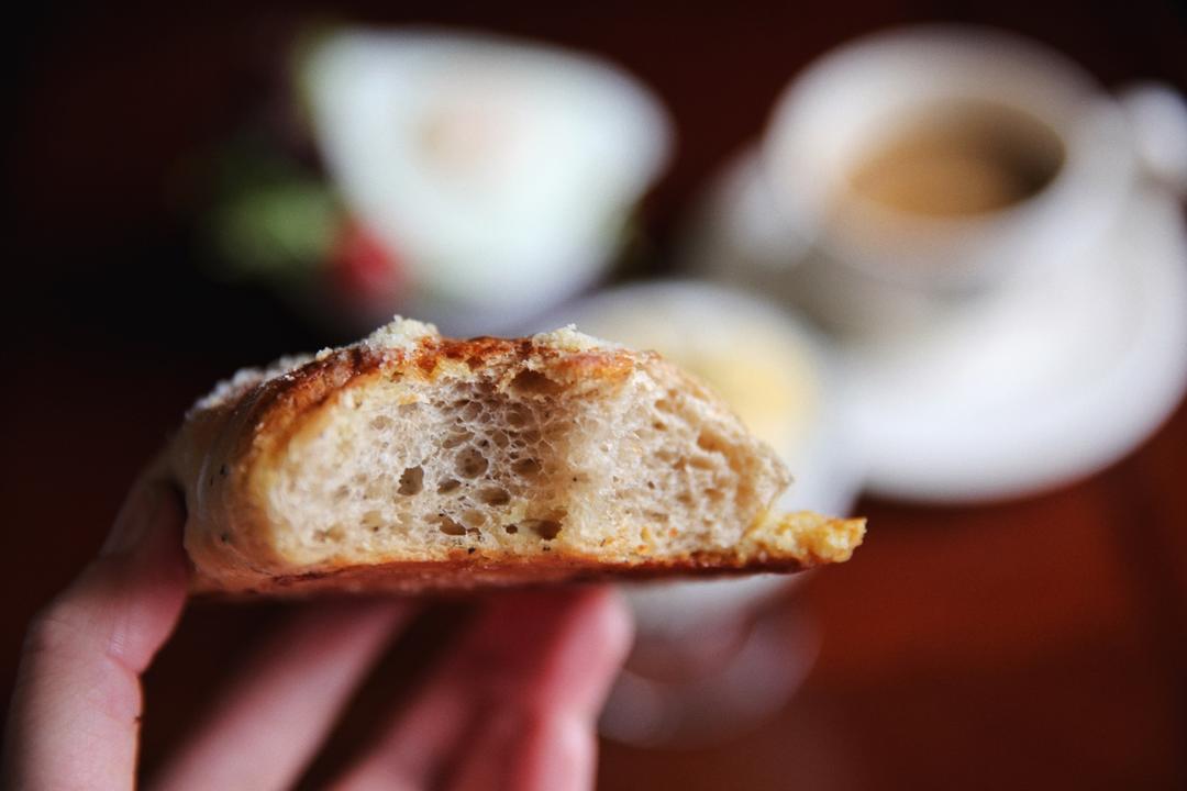 红茶奶酥面包