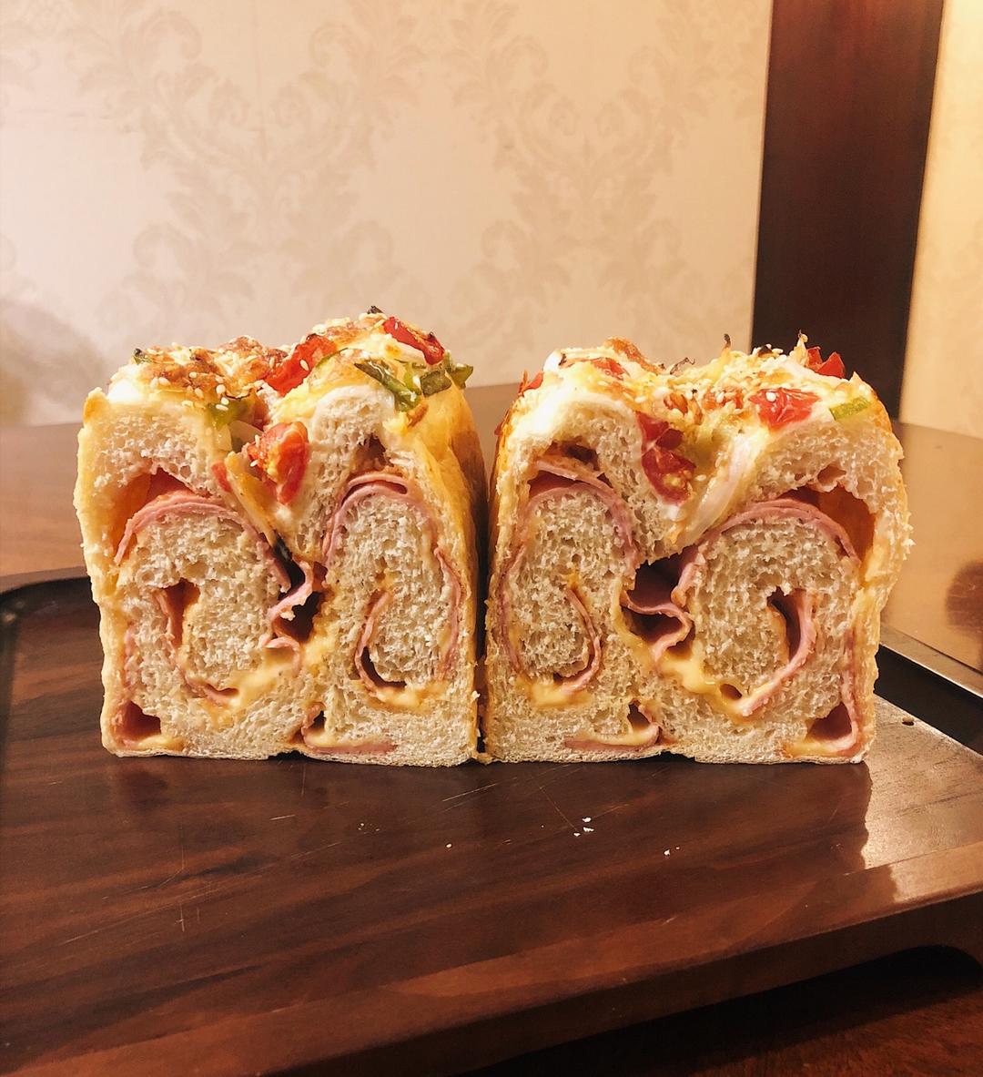 芝士火腿吐司