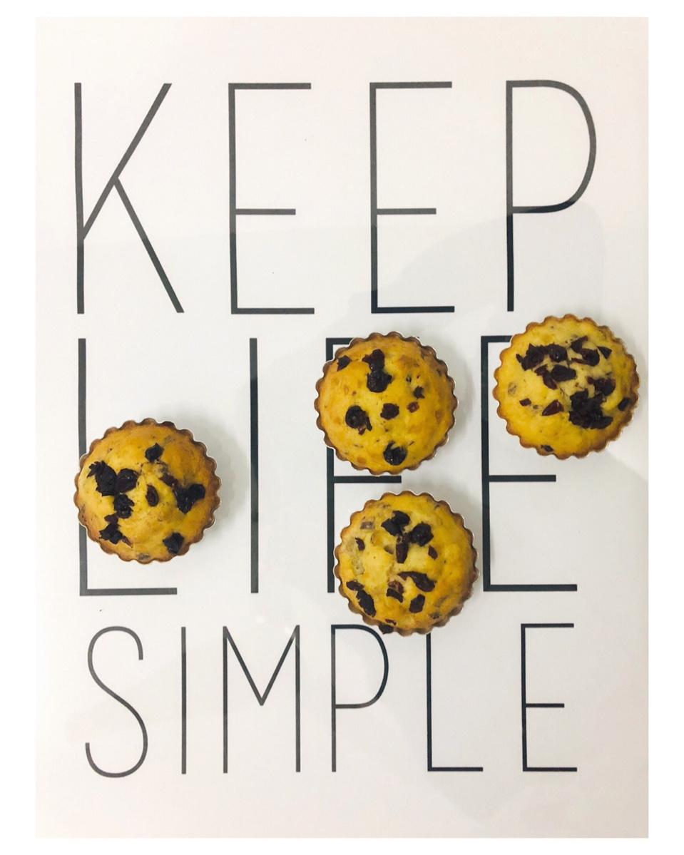 少女心的香蕉蔓越莓玛芬