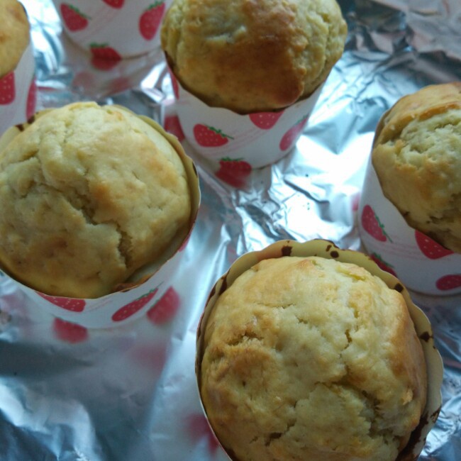 马芬 纸杯蛋糕cupcake香蕉松糕