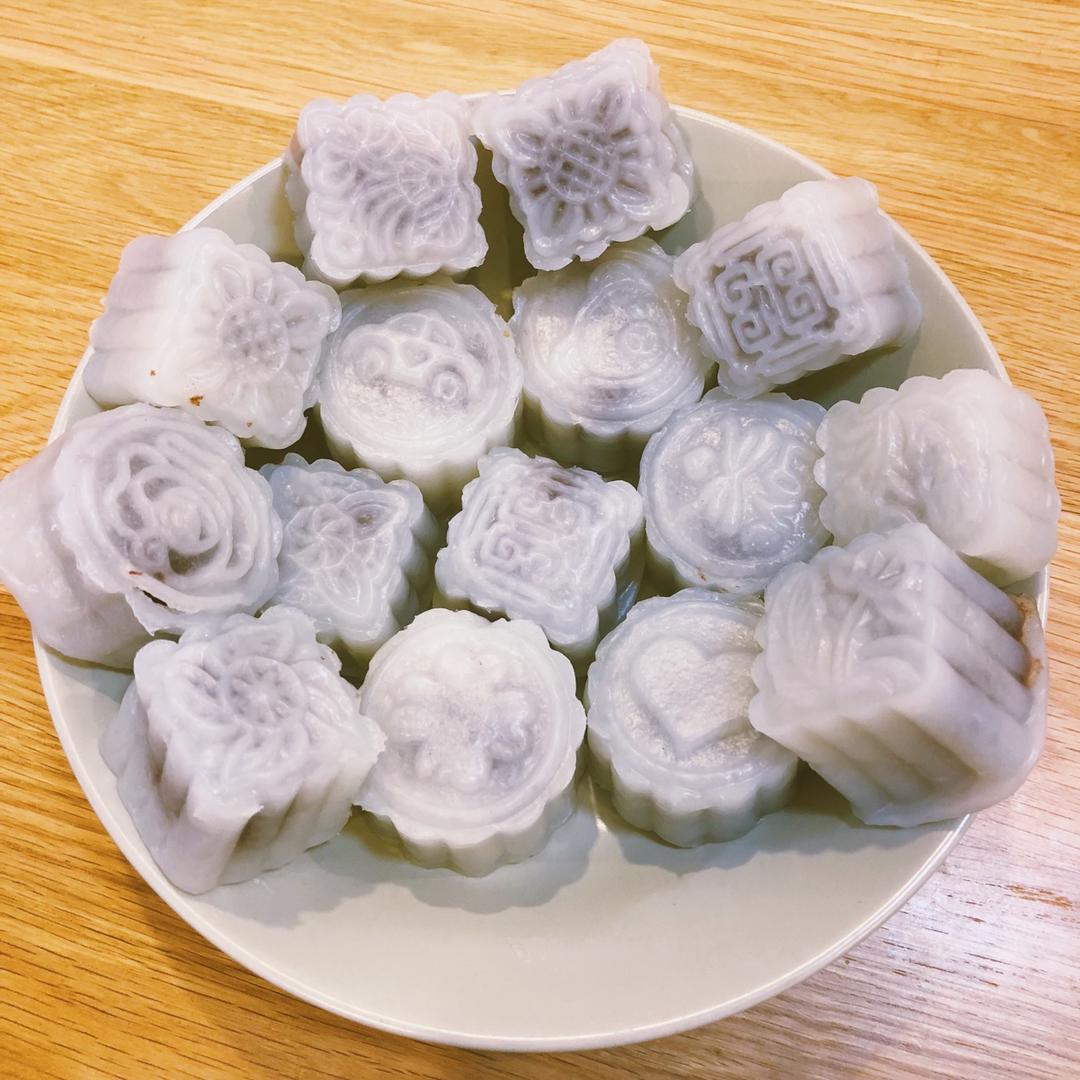 紫薯水晶饼