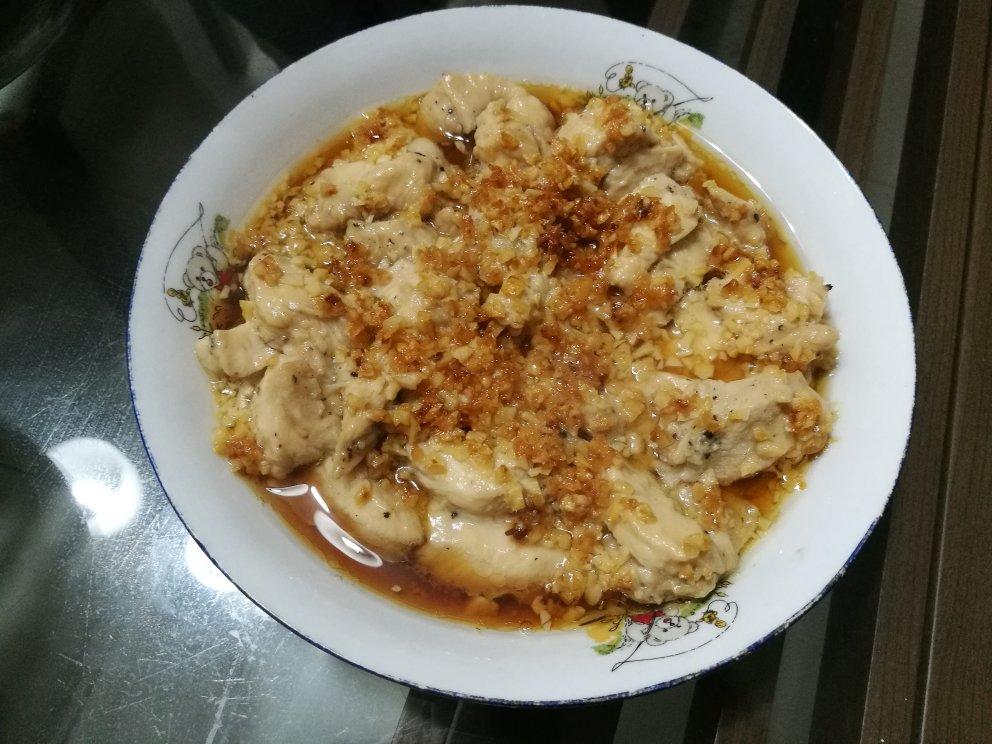 蒜蓉蒸鸡胸（鸡腿）