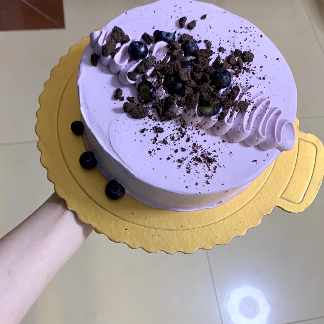 蓝莓奶油蛋糕
