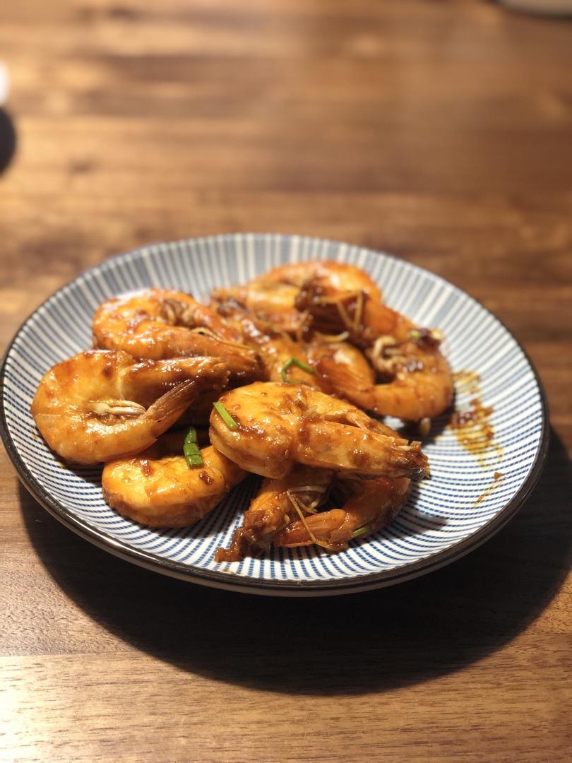 香煎阿根廷红虾