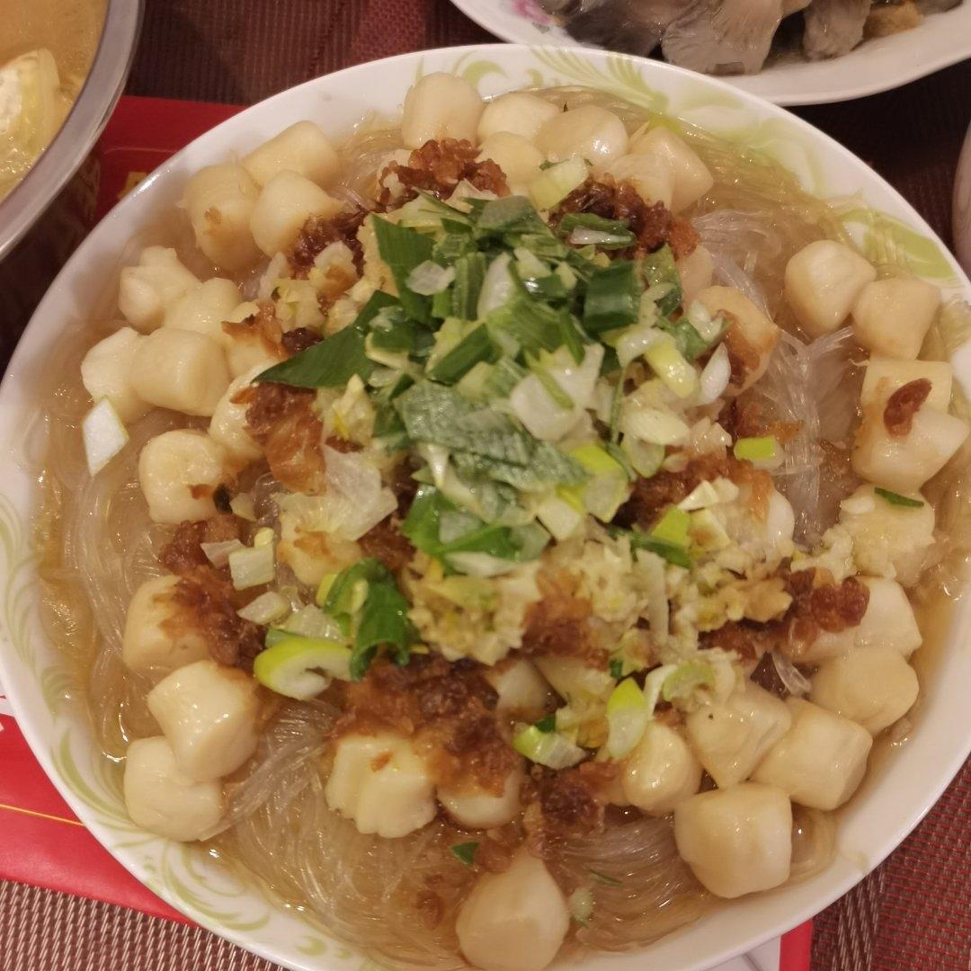 蒜蓉粉丝蒸扇贝柱