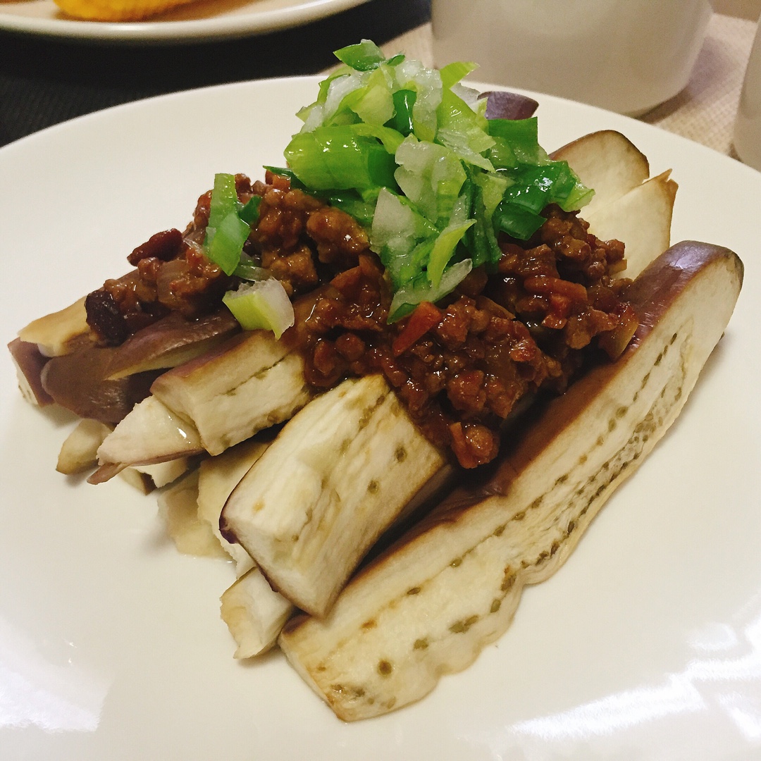 肉碎蒸茄子