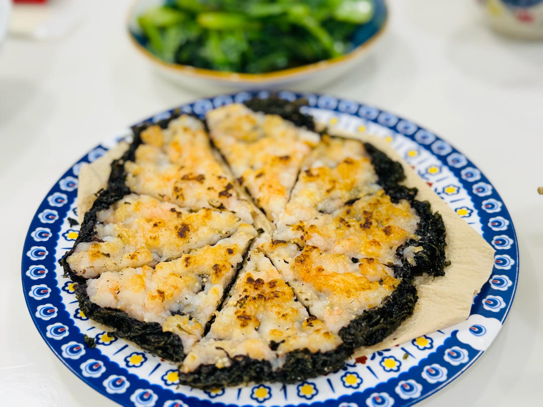 紫菜鱼籽虾滑饼